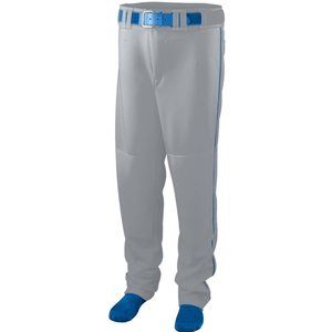 ASI Series Baseball/softball Pant With Piping Youth - 1446 - Silver Grey/Royal